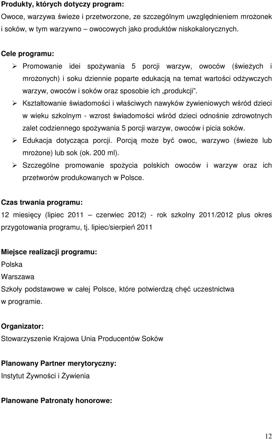 produkcji.