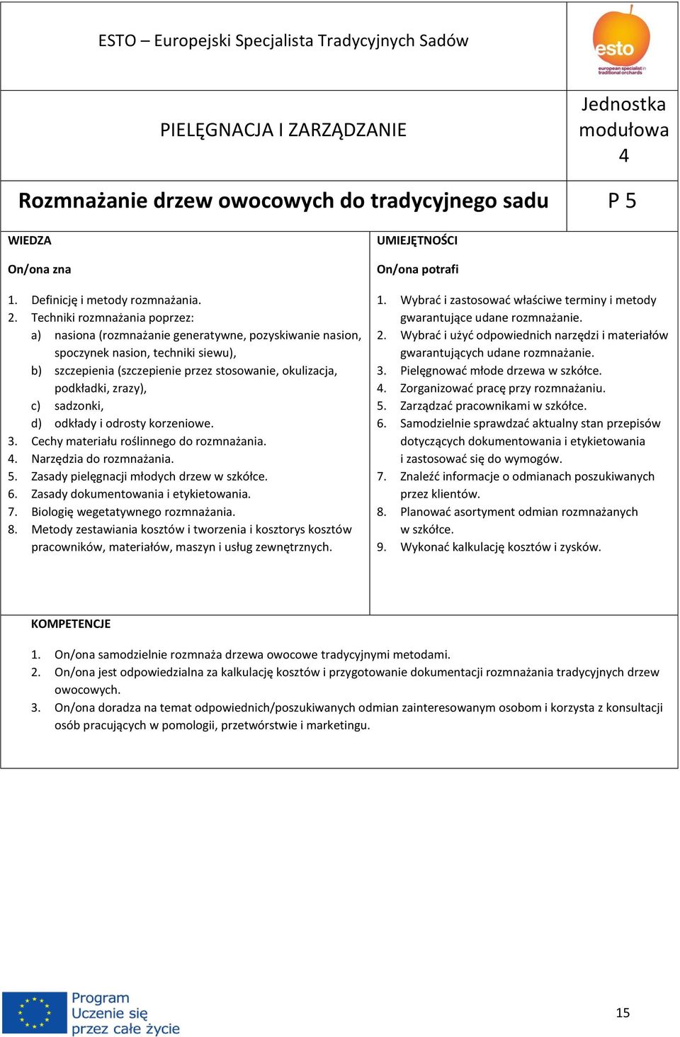 c) sadzonki, d) odkłady i odrosty korzeniowe. 3. Cechy materiału roślinnego do rozmnażania. 4. Narzędzia do rozmnażania. 5. Zasady pielęgnacji młodych drzew w szkółce. 6.