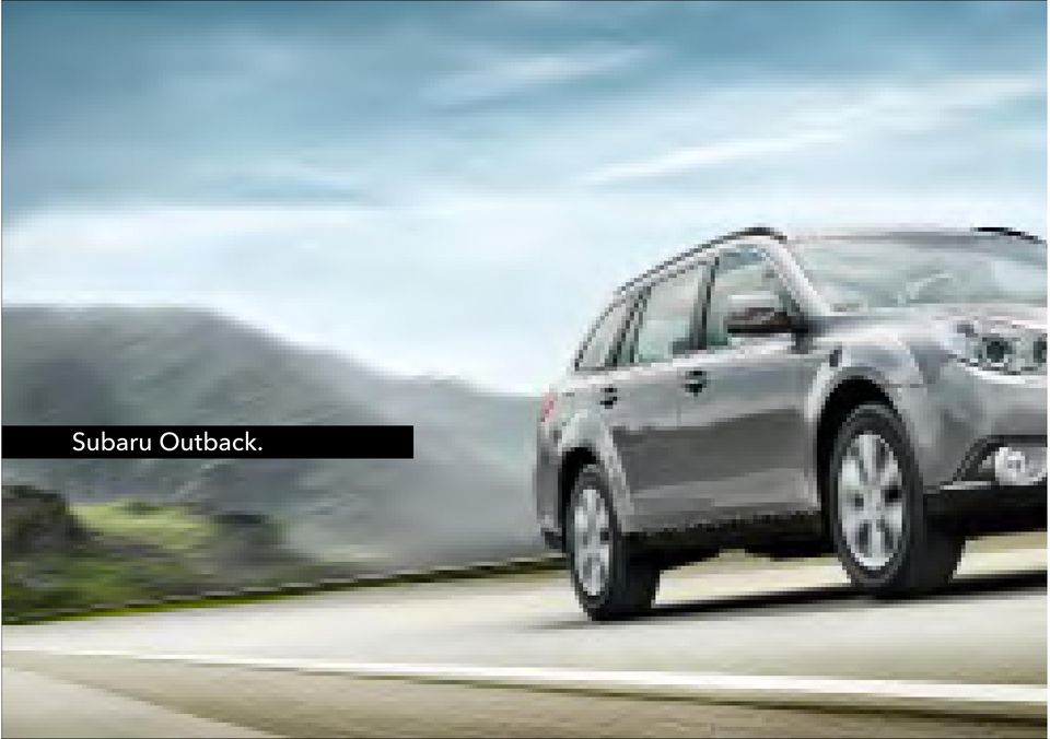 Outback Fuji Heavy Industries Ltd. Subaru-Global.com Pr Inted In Belgium (11X Xplpl- 01) W W W.subaru.pl - Pdf Free Download