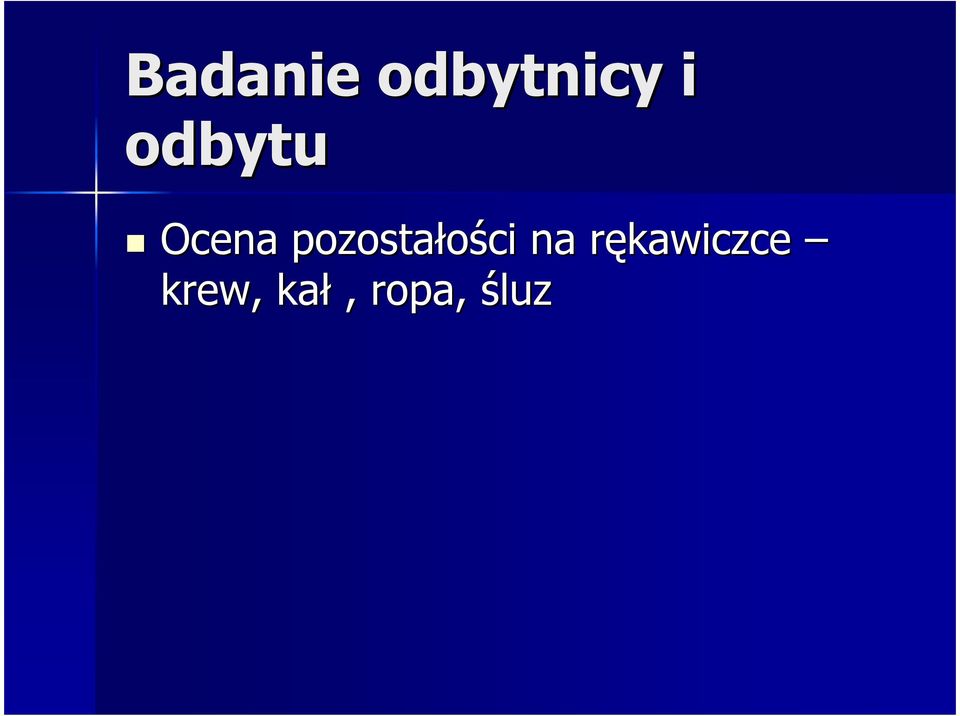 pozostałości na