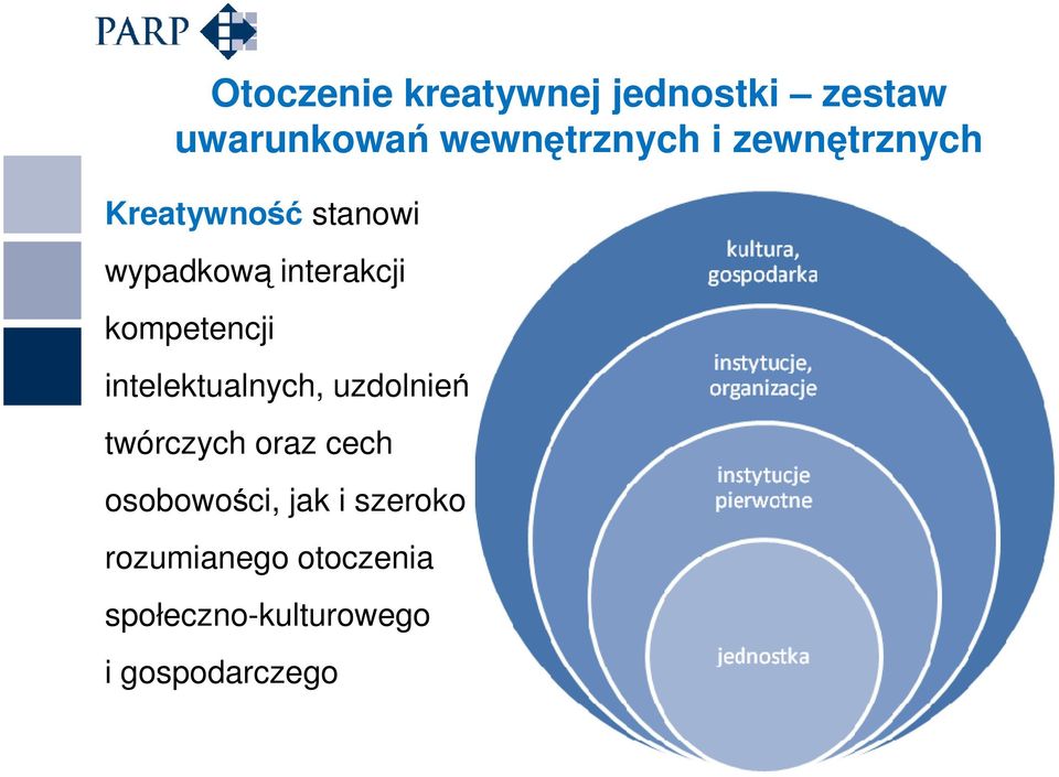 intelektualnych, uzdolnień twórczych oraz cech osobowości, jak i