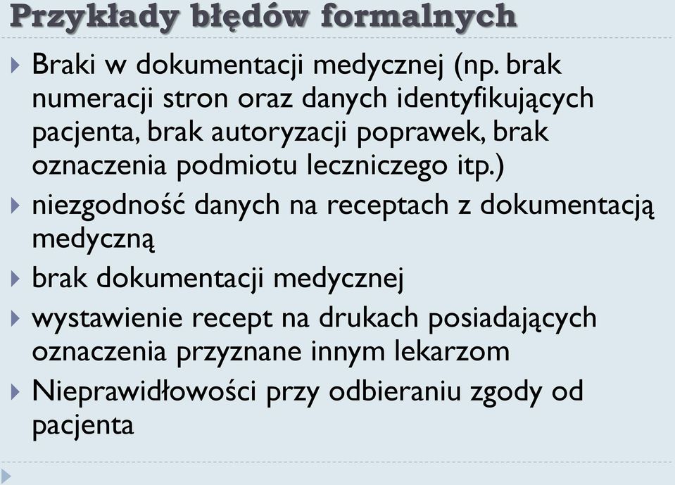 oznaczenia podmiotu leczniczego itp.