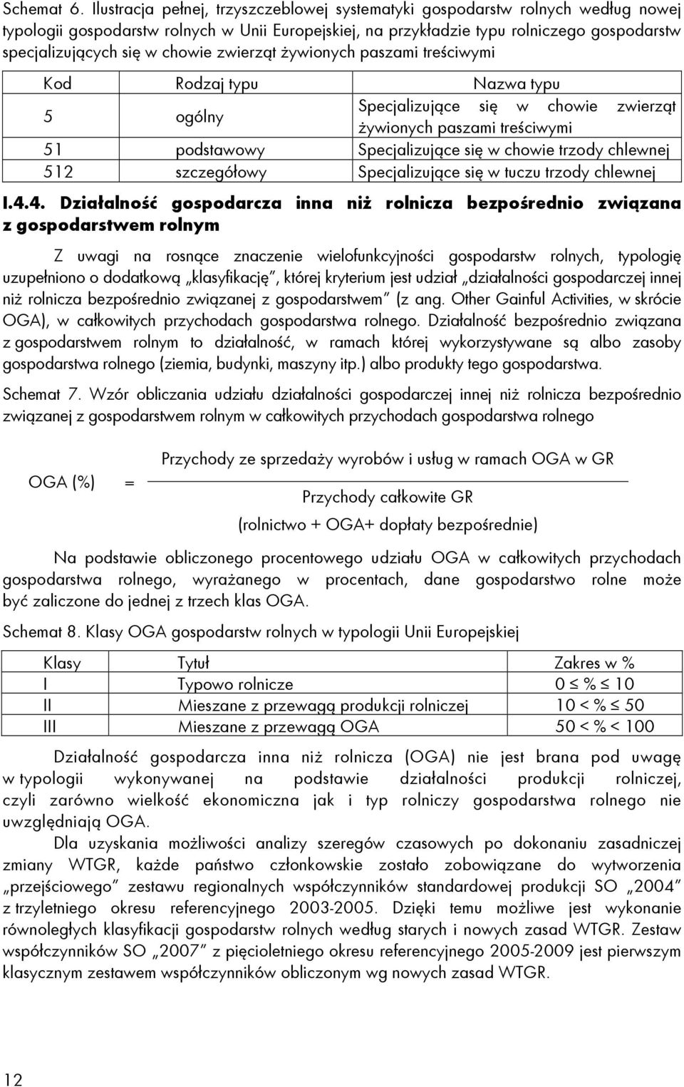 chowie zwierząt Ŝywionych paszami treściwymi Kod Rodzaj typu Nazwa typu 5 ogólny Specjalizujące się w chowie zwierząt Ŝywionych paszami treściwymi 51 podstawowy Specjalizujące się w chowie trzody