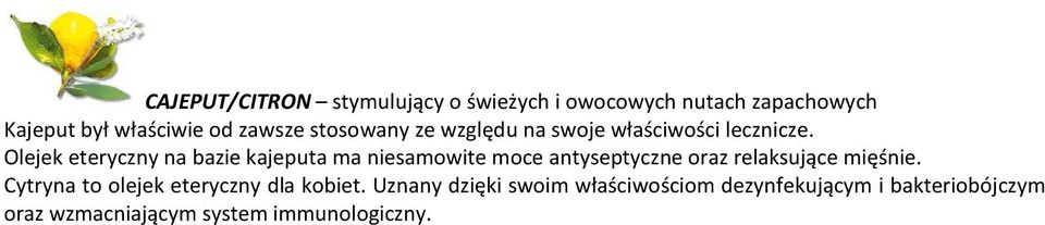 Olejek eteryczny na bazie kajeputa ma niesamowite moce antyseptyczne oraz relaksujące mięśnie.