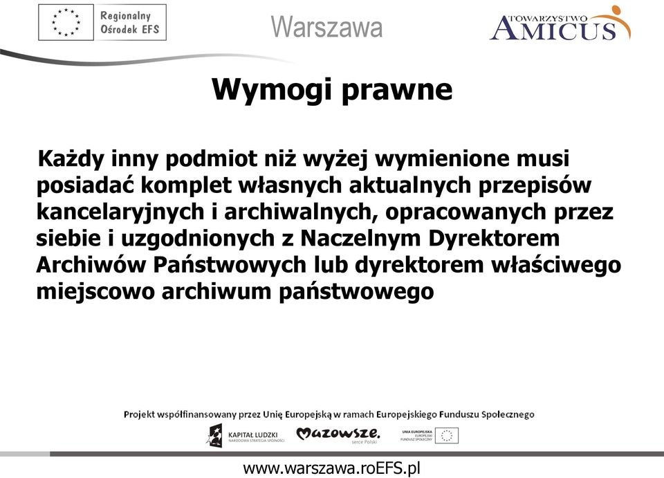 opracowanych przez siebie i uzgodnionych z Naczelnym Dyrektorem