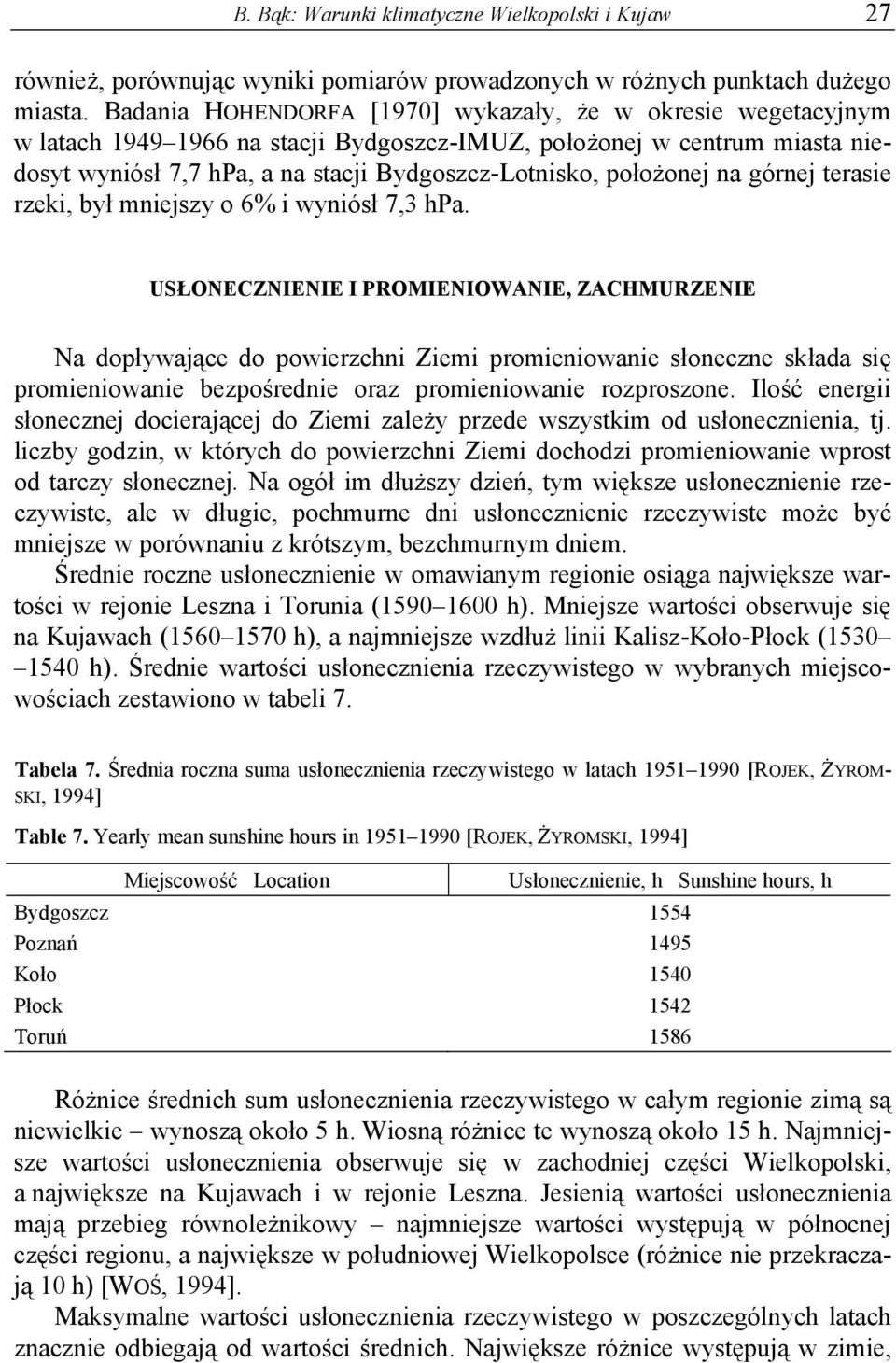 położonej na górnej terasie rzeki, był mniejszy o 6% i wyniósł 7,3 hpa.