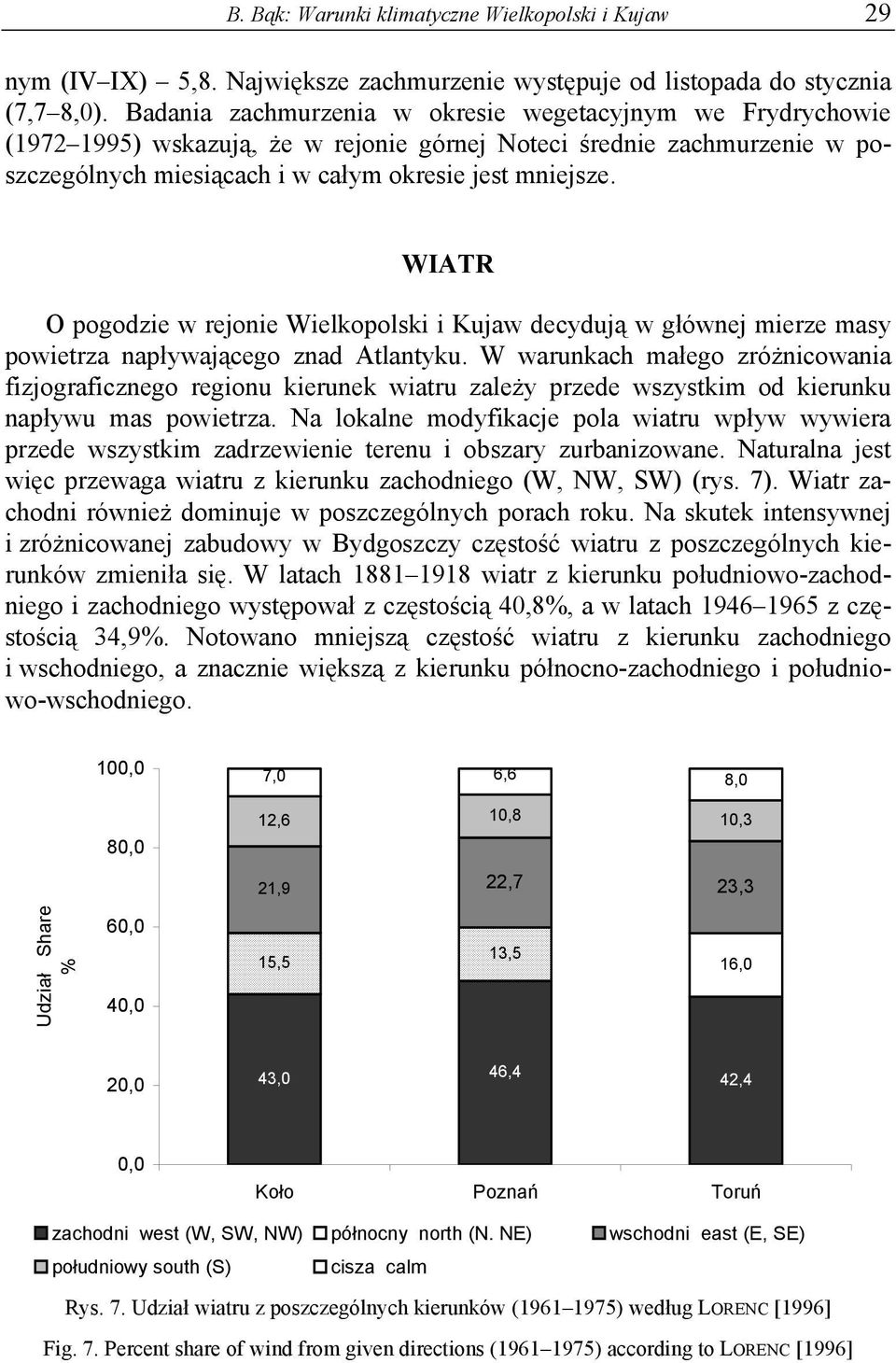 WIATR O pogodzie w rejonie Wielkopolski i Kujaw decydują w głównej mierze masy powietrza napływającego znad Atlantyku.