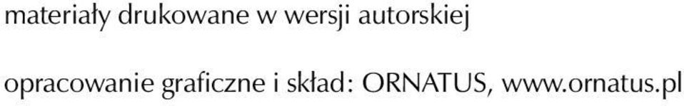 opracowanie graficzne i