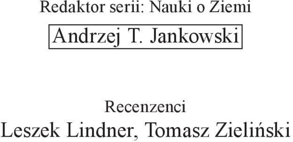 Jankowski Recenzenci