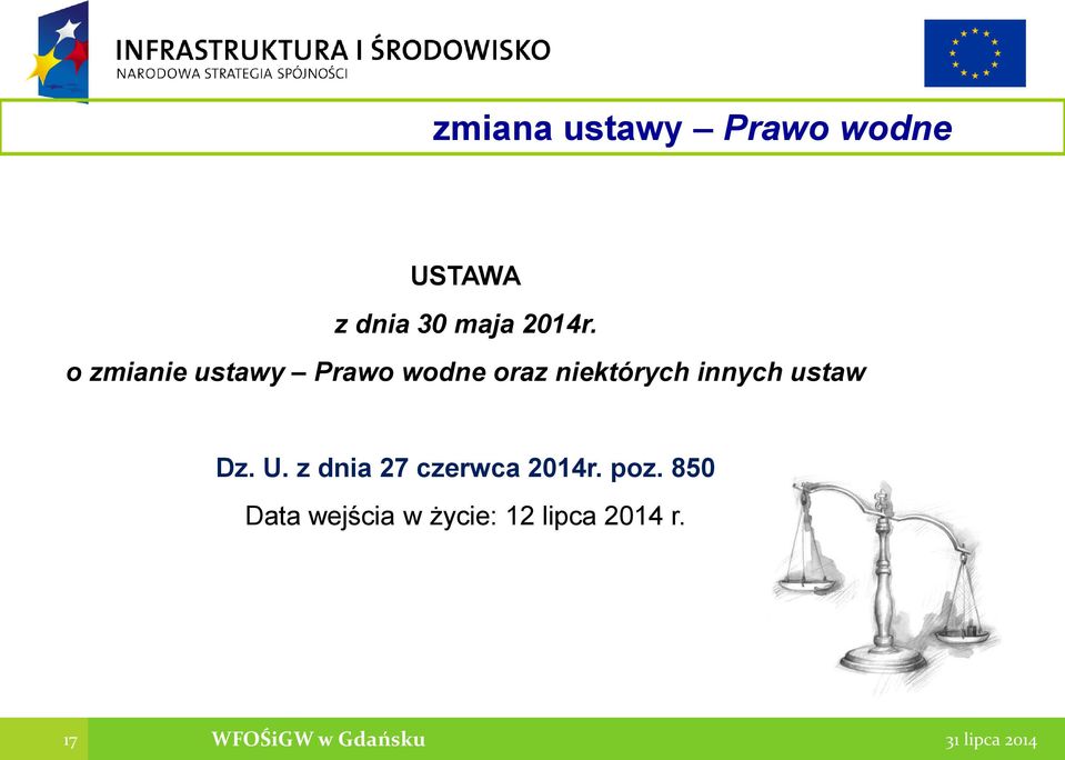 ustaw Dz. U. z dnia 27 czerwca 2014r. poz.