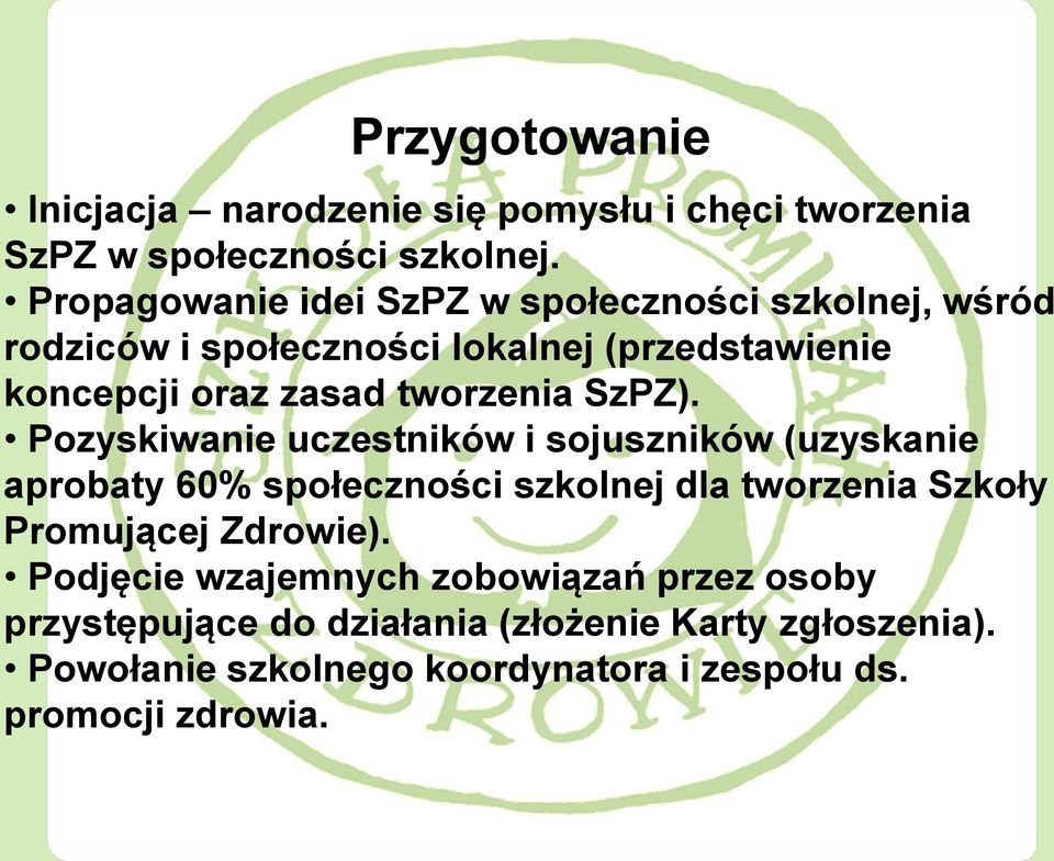 tworzenia SzPZ).