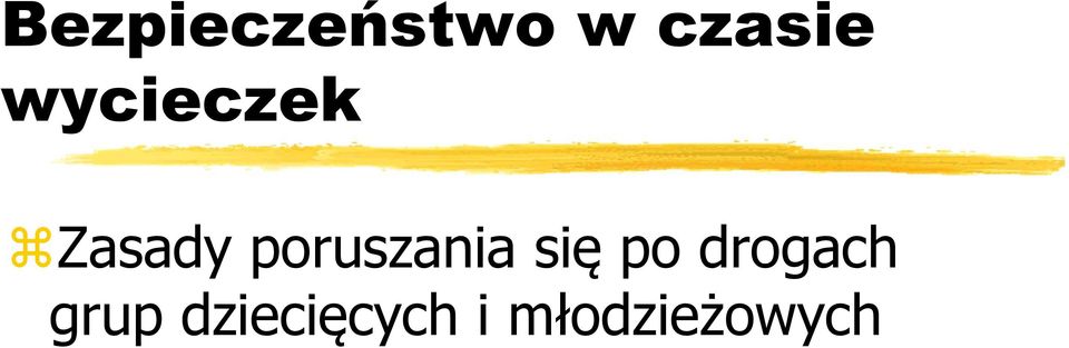 poruszania się po