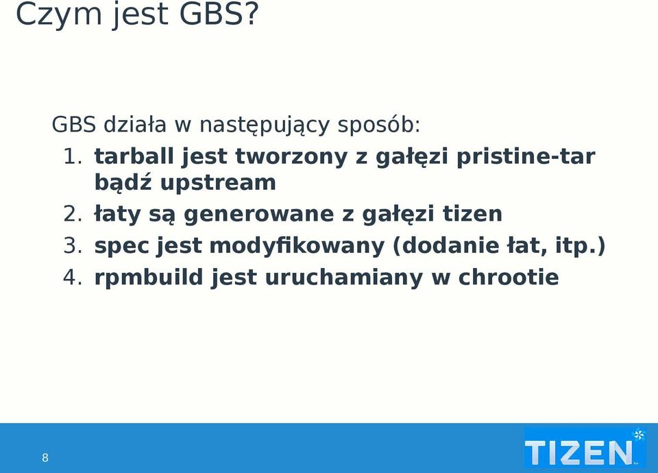 z gałęzi pristine-tar bądź upstream 2 łaty są generowane