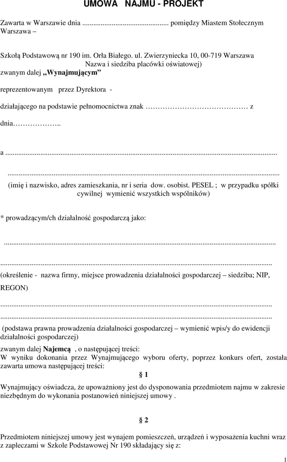 . a (imię i nazwisko, adres zamieszkania, nr i seria dow. osobist.