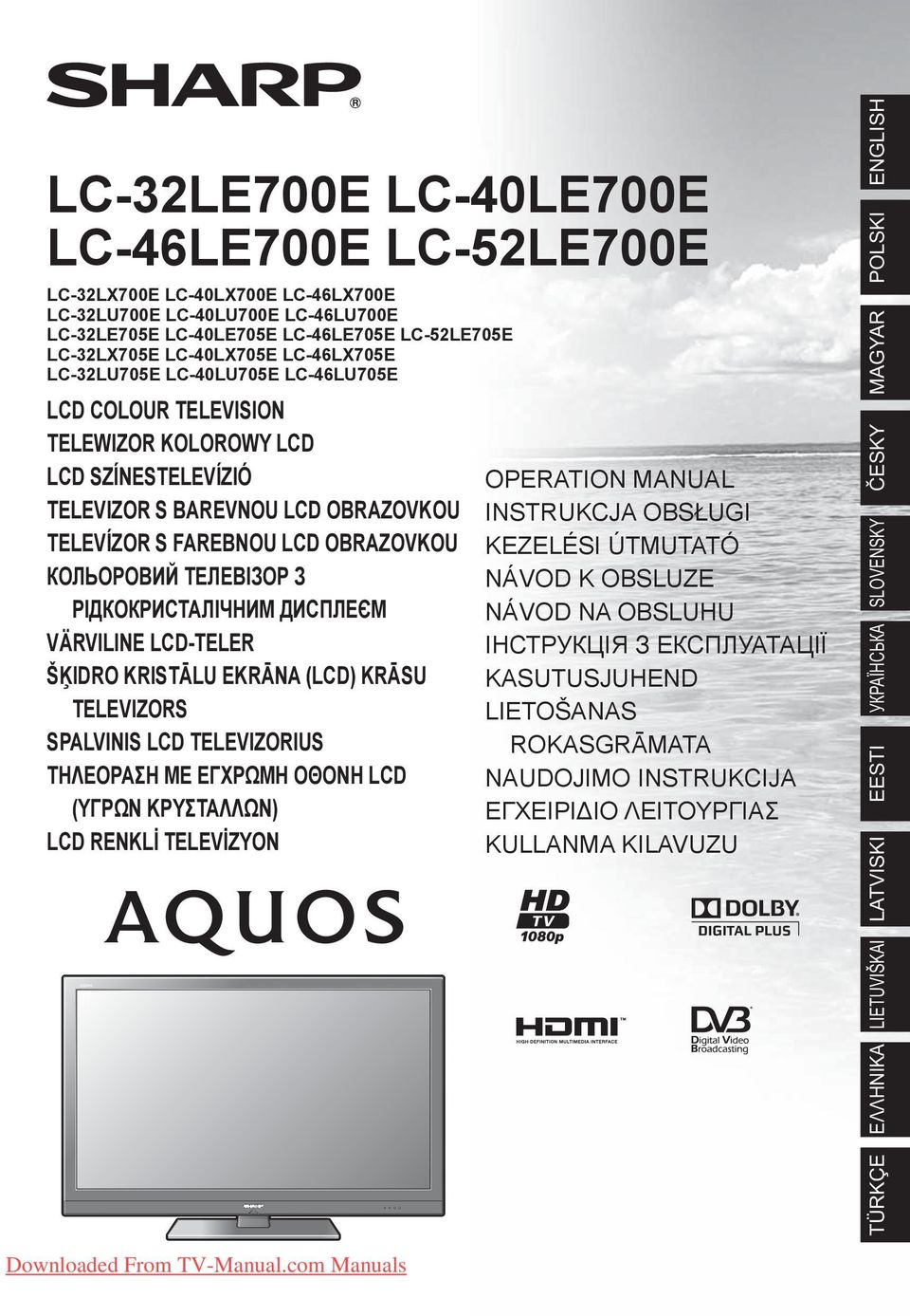 ТЕЛЕВІЗОР З РІДКОКРИСТАЛІЧНИМ ДИСПЛЕЄМ VÄRVILINE LCD-TELER ŠĶIDRO KRISTĀLU EKRĀNA (LCD) KRĀSU TELEVIZORS SPALVINIS LCD TELEVIZORIUS ΤΗΛΕΟΡΑΣΗ ΜΕ ΕΓΧΡΩΜΗ ΟΘΟΝΗ LCD (ΥΓΡΩΝ ΚΡΥΣΤΑΛΛΩΝ) LCD RENKLİ