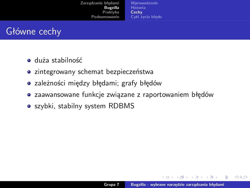 błędami; grafy błędów zaawansowane funkcje