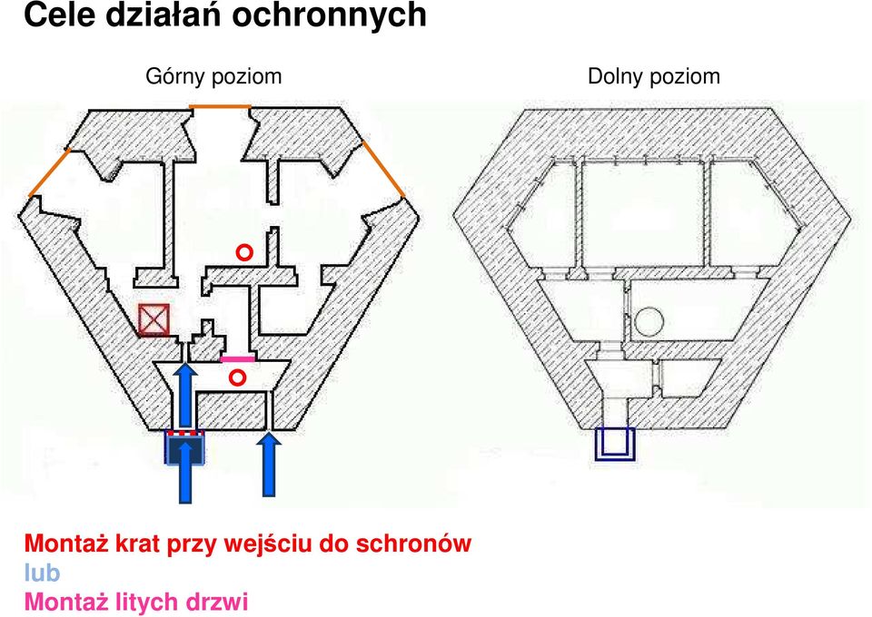 Montaż krat przy wejściu do