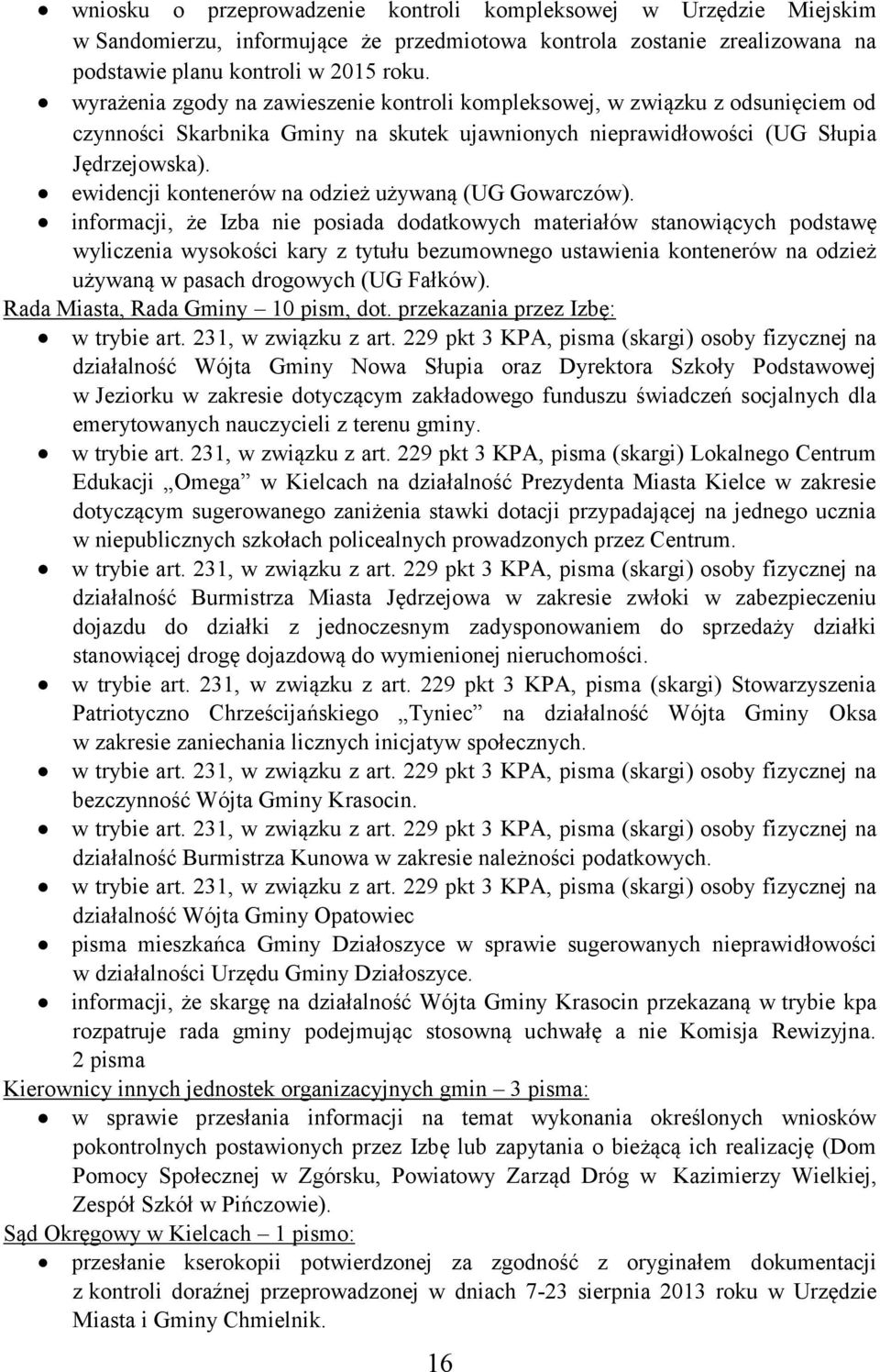 ewidencji kontenerów na odzież używaną (UG Gowarczów).