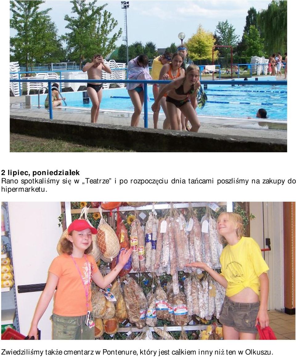 zakupy do hipermarketu.
