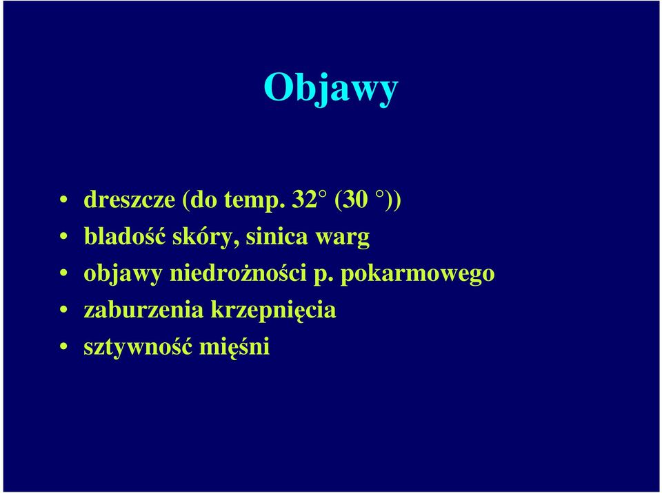 warg objawy niedrożności p.