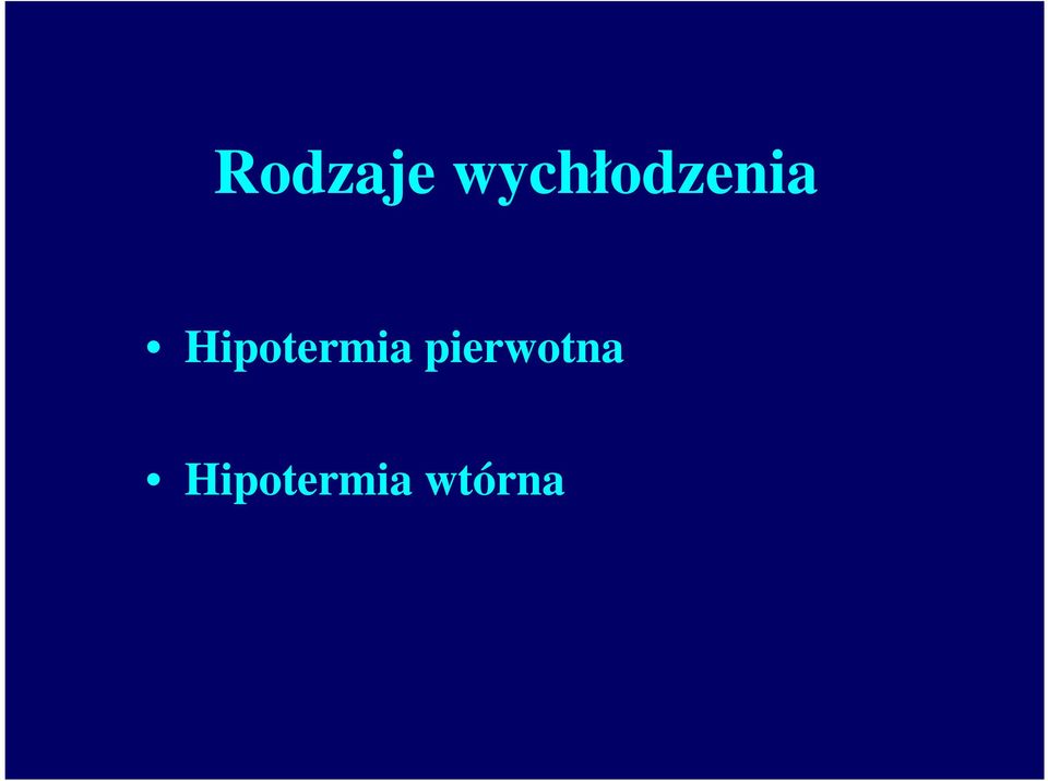 Hipotermia