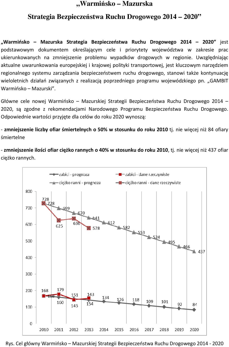 Uwzględniając aktualne uwarunkowania europejskiej i krajowej polityki transportowej, jest kluczowym narzędziem regionalnego systemu zarządzania bezpieczeństwem ruchu drogowego, stanowi także