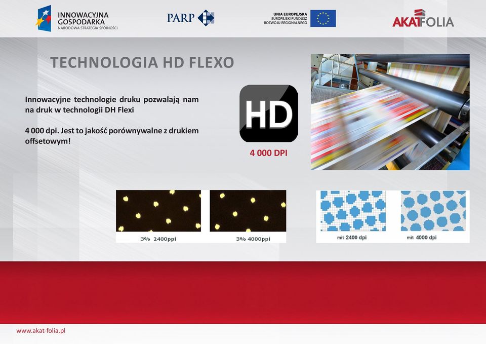 technologii DH Flexi 4 000 dpi.