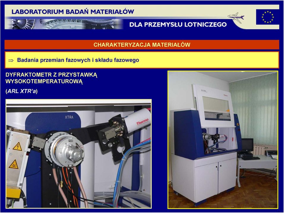 DYFRAKTOMETR Z PRZYSTAWKĄ