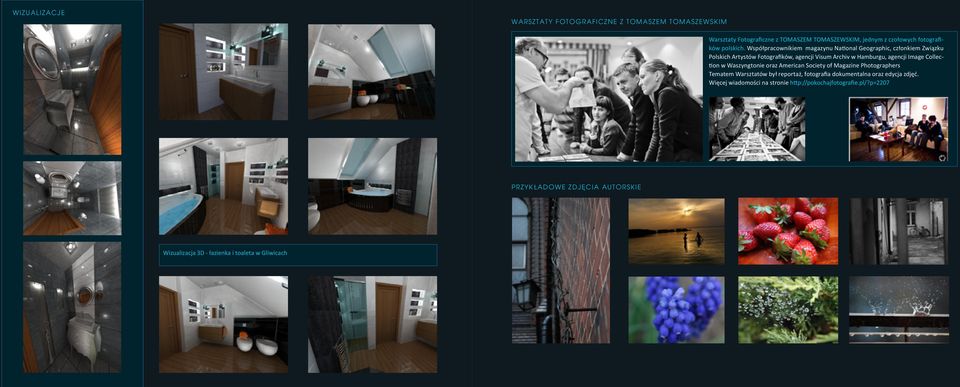 Collection w Waszyngtonie oraz American Society of Magazine Photographers Tematem Warsztatów był reportaż, fotografia dokumentalna oraz edycja