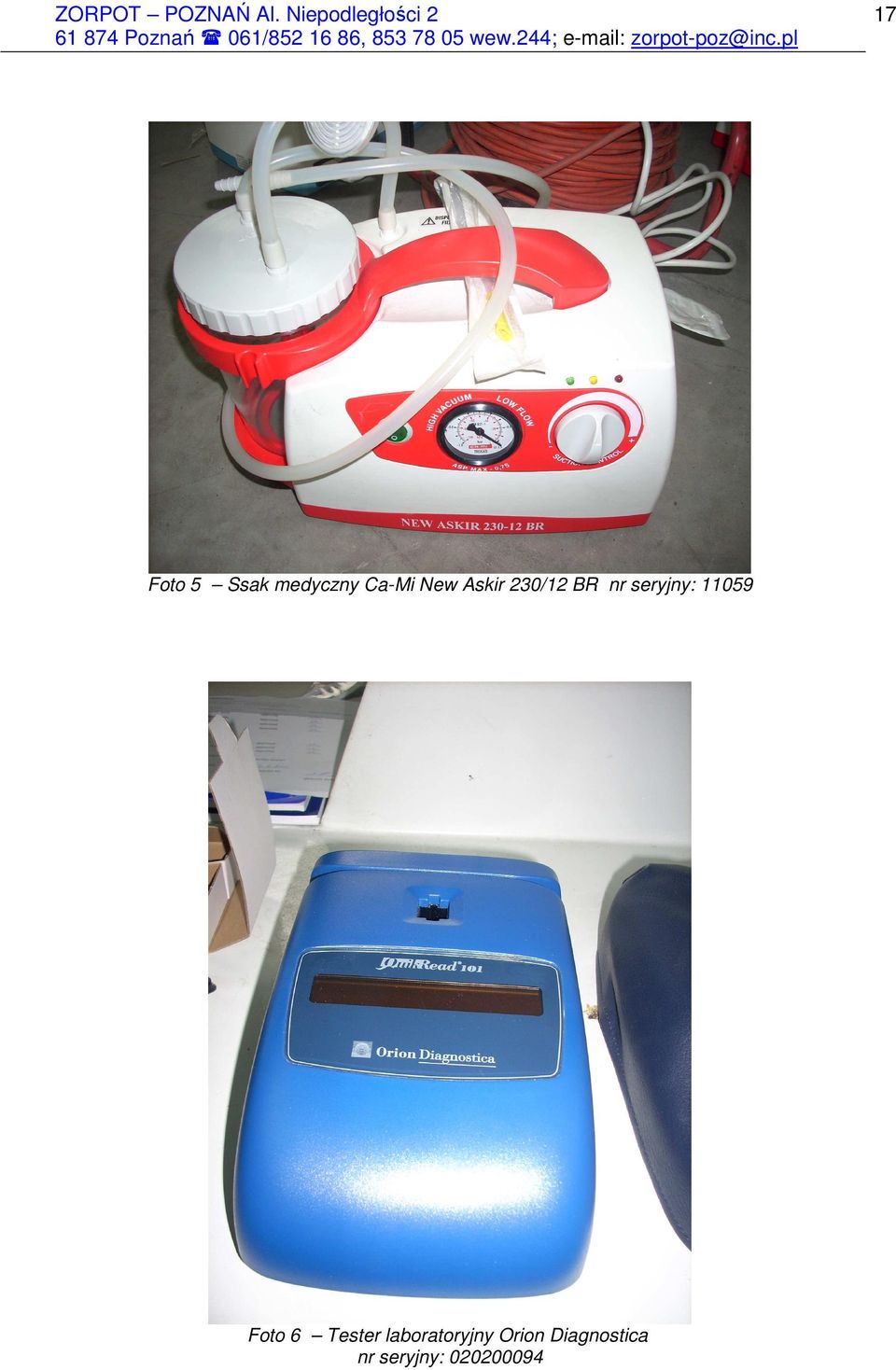 Foto 6 Tester laboratoryjny Orion