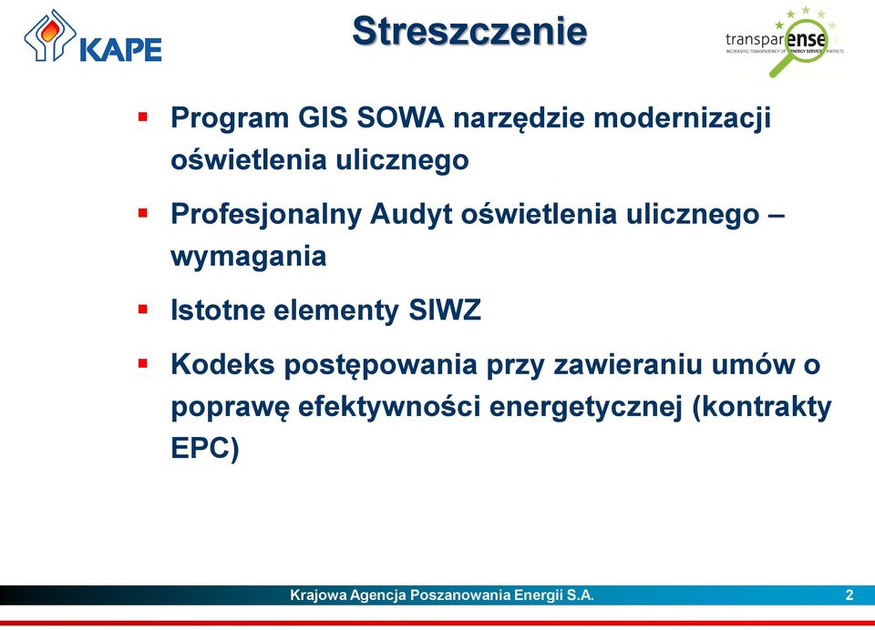 elementy SIWZ Kodeks postępowania przy zawieraniu umów o poprawę