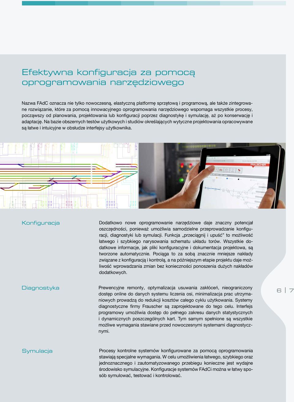 Na bazie obszernych testów użytkowych i studiów określających wytyczne projektowania opracowywane są łatwe i intuicyjne w obsłudze interfejsy użytkownika.