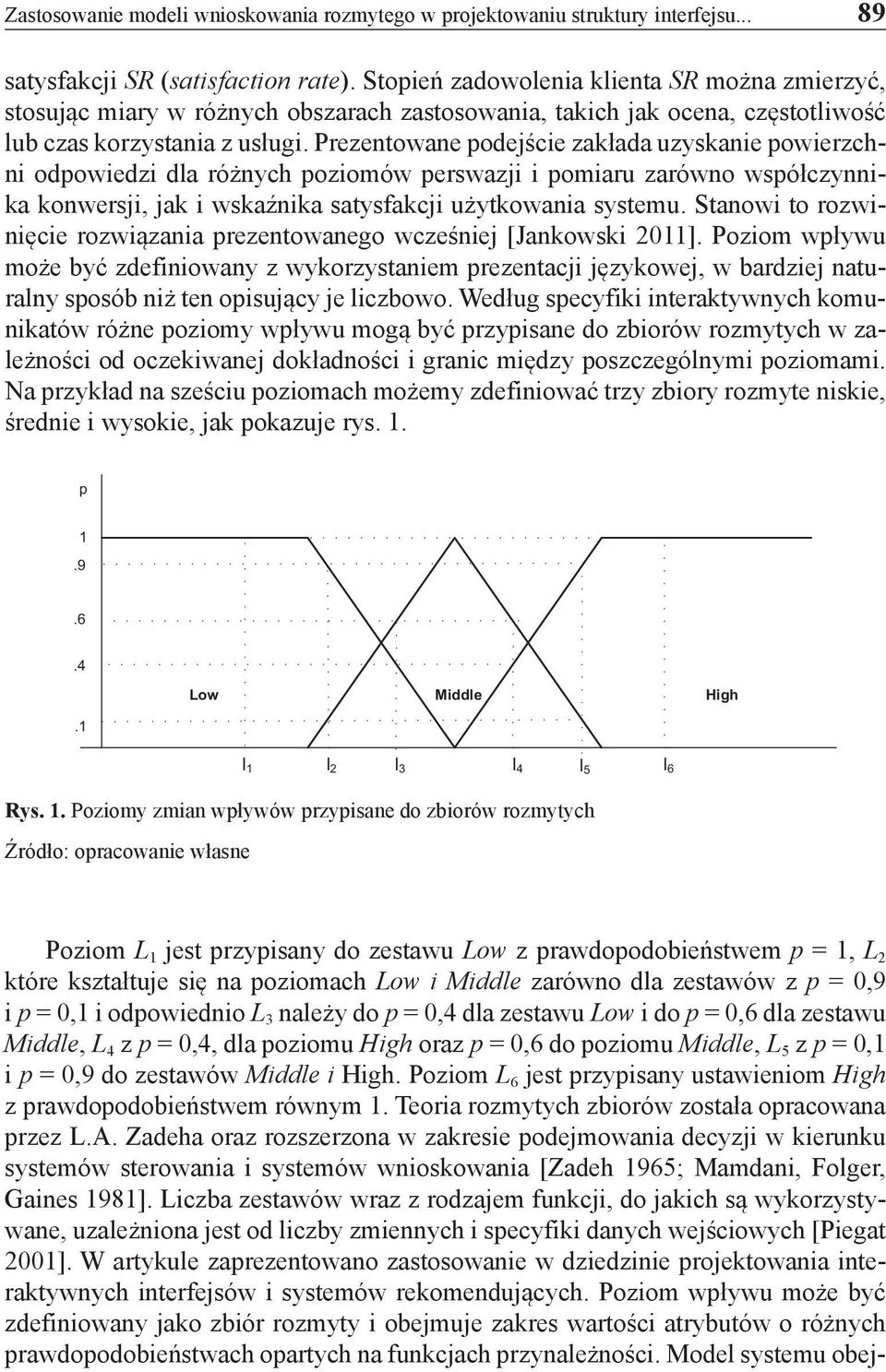 Prezentowane podejście zakłada uzyskanie powierzchni odpowiedzi dla różnych poziomów perswazji i pomiaru zarówno współczynnika konwersji, jak i wskaźnika satysfakcji użytkowania systemu.