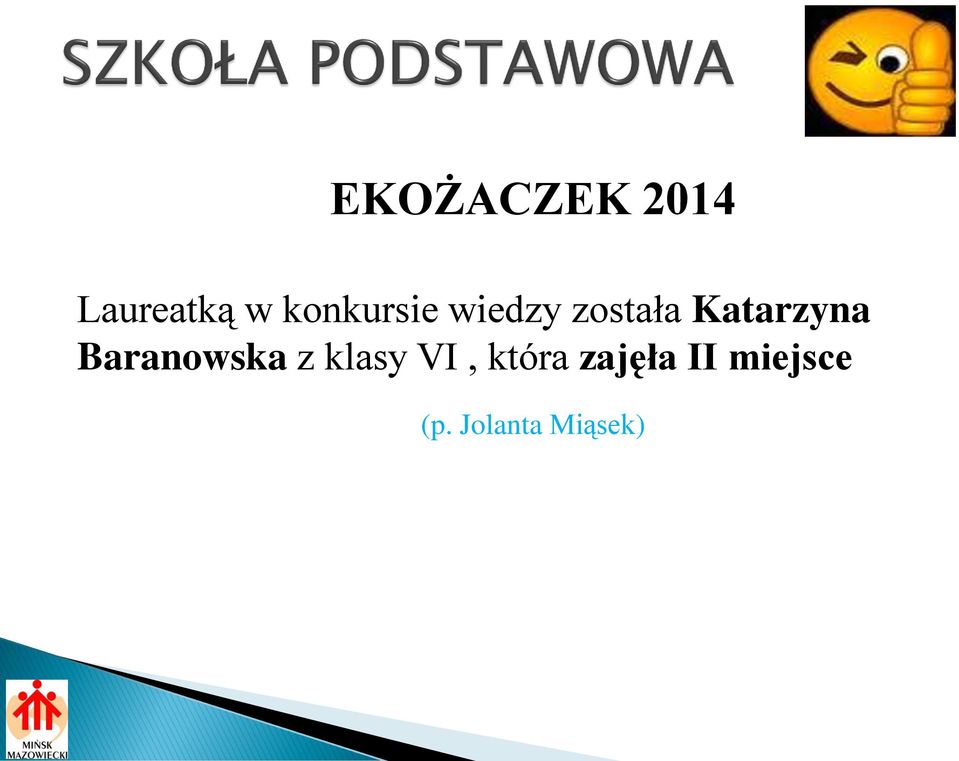 Katarzyna Baranowska z klasy