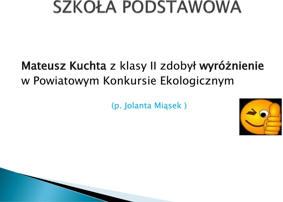 Powiatowym Konkursie
