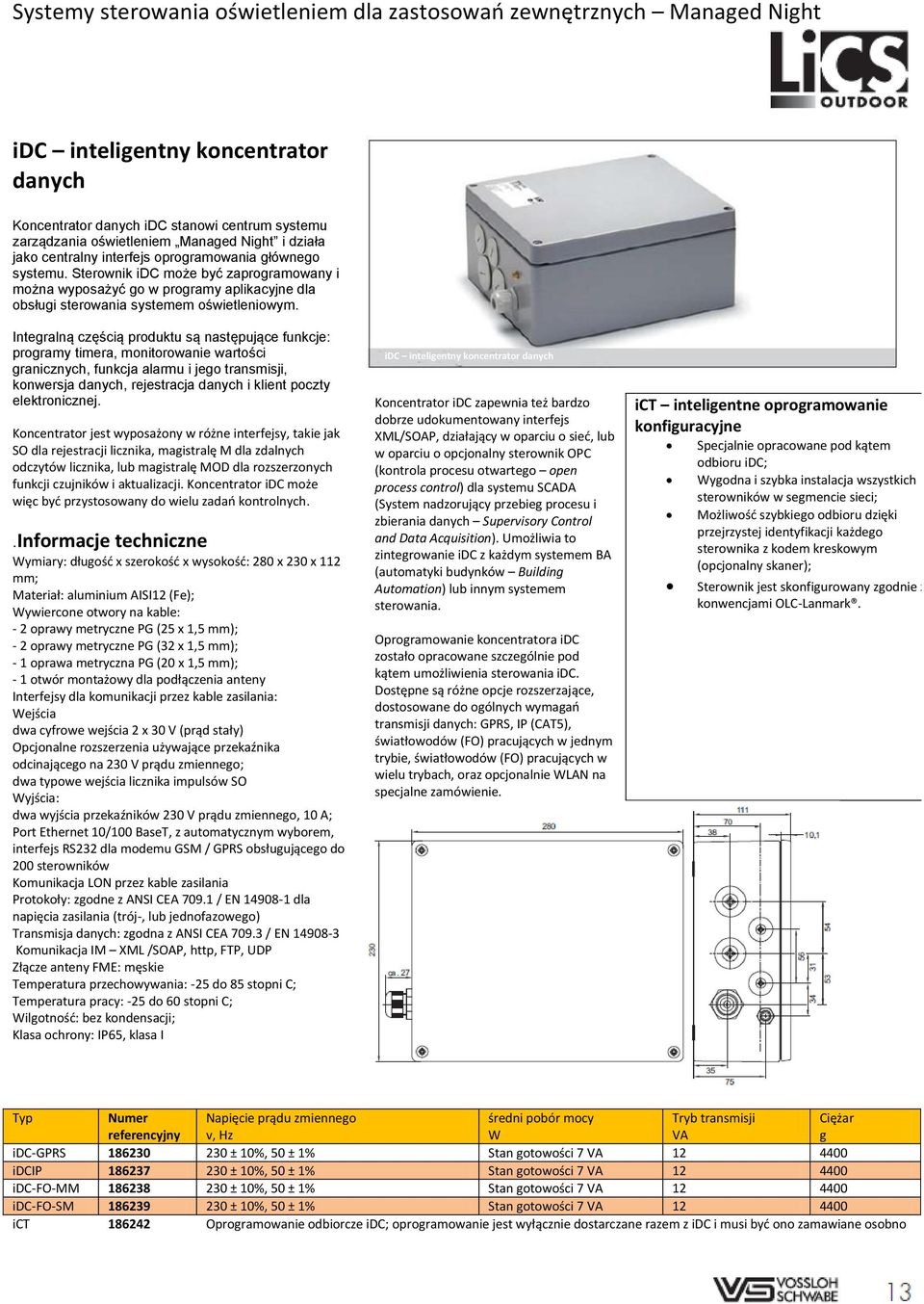 Integralną częścią produktu są następujące funkcje: programy timera, monitorowanie wartości granicznych, funkcja alarmu i jego transmisji, konwersja danych, rejestracja danych i klient poczty