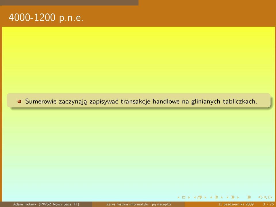 handlowe na glinianych tabliczkach.