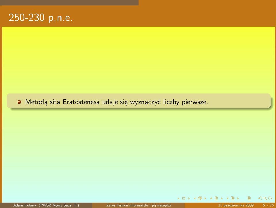 liczby pierwsze.