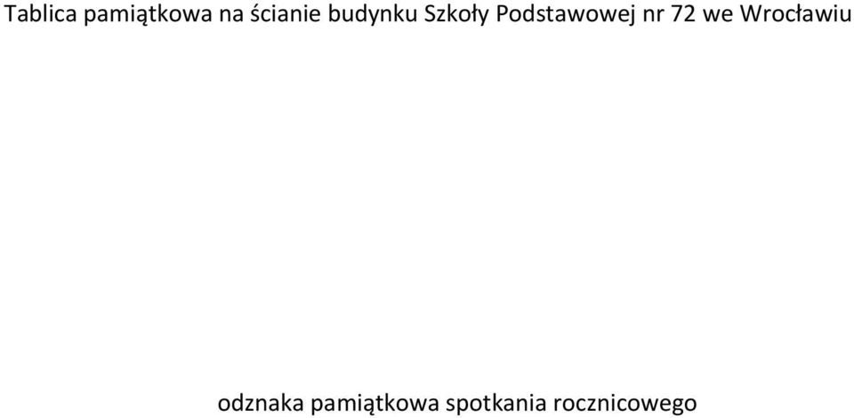 72 we Wrocławiu odznaka