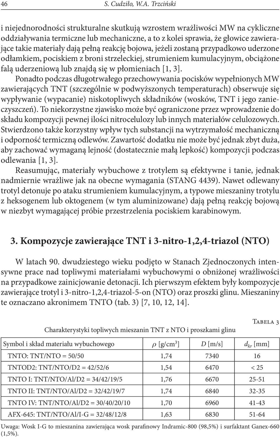 pełną reakcję bojowa, jeżeli zostaną przypadkowo uderzone odłamkiem, pociskiem z broni strzeleckiej, strumieniem kumulacyjnym, obciążone falą uderzeniową lub znajdą się w płomieniach [1, 3].