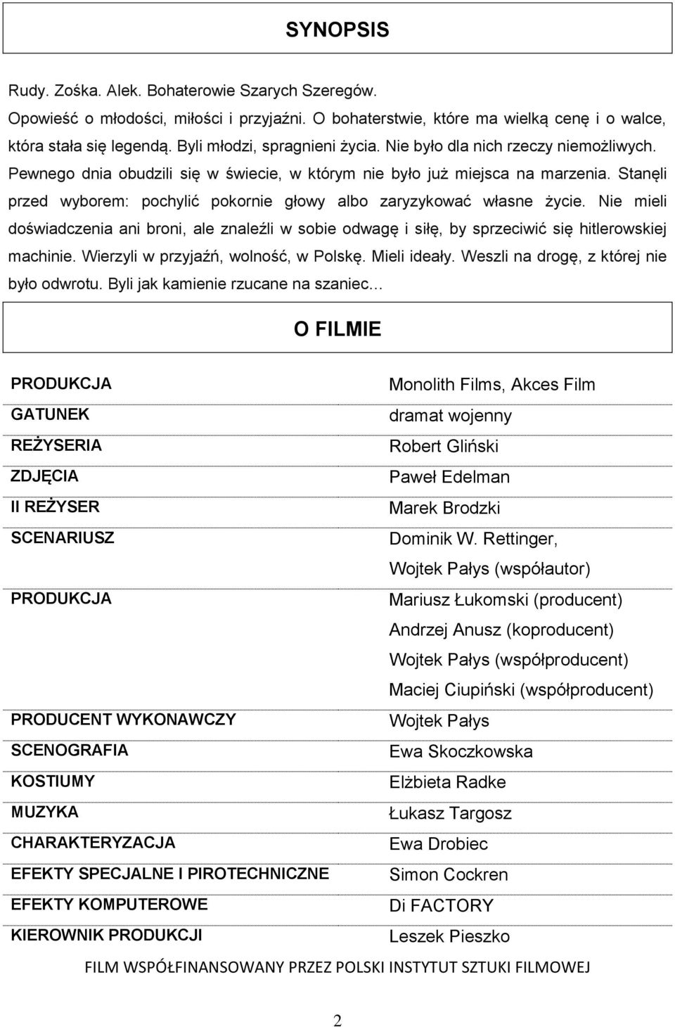 Stanęli przed wyborem: pochylić pokornie głowy albo zaryzykować własne życie. Nie mieli doświadczenia ani broni, ale znaleźli w sobie odwagę i siłę, by sprzeciwić się hitlerowskiej machinie.