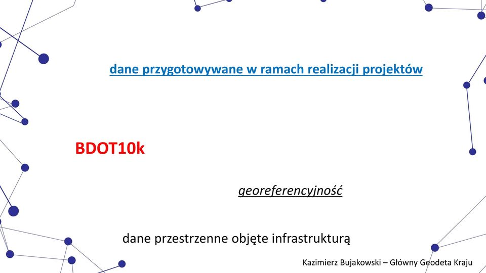 georeferencyjność dane