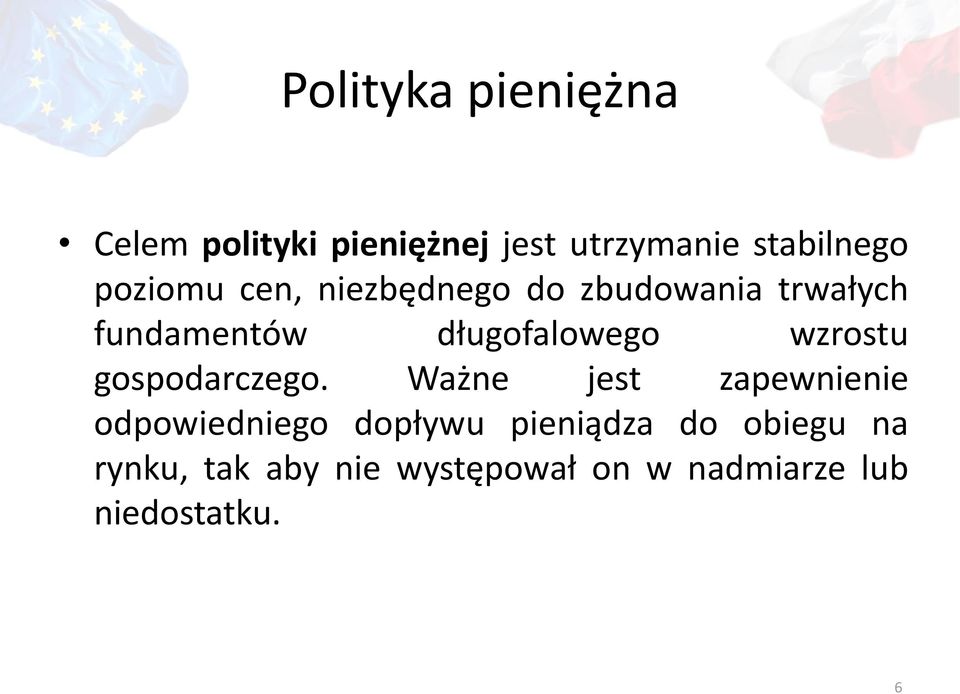 wzrostu gospodarczego.