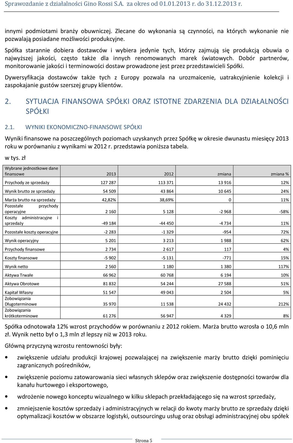 Dobór partnerów, monitorowanie jakości i terminowości dostaw prowadzone jest przez przedstawicieli Spółki.