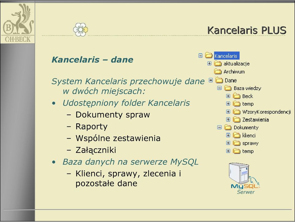 Kancelaris Dokumenty spraw Raporty Wspólne zestawienia