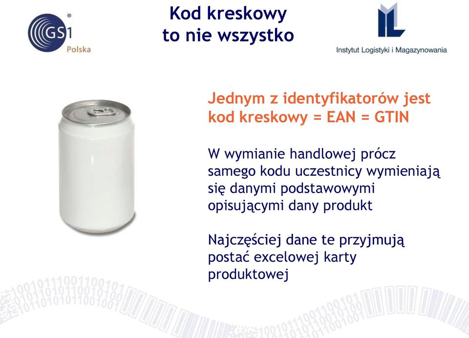 uczestnicy wymieniają się danymi podstawowymi opisującymi dany