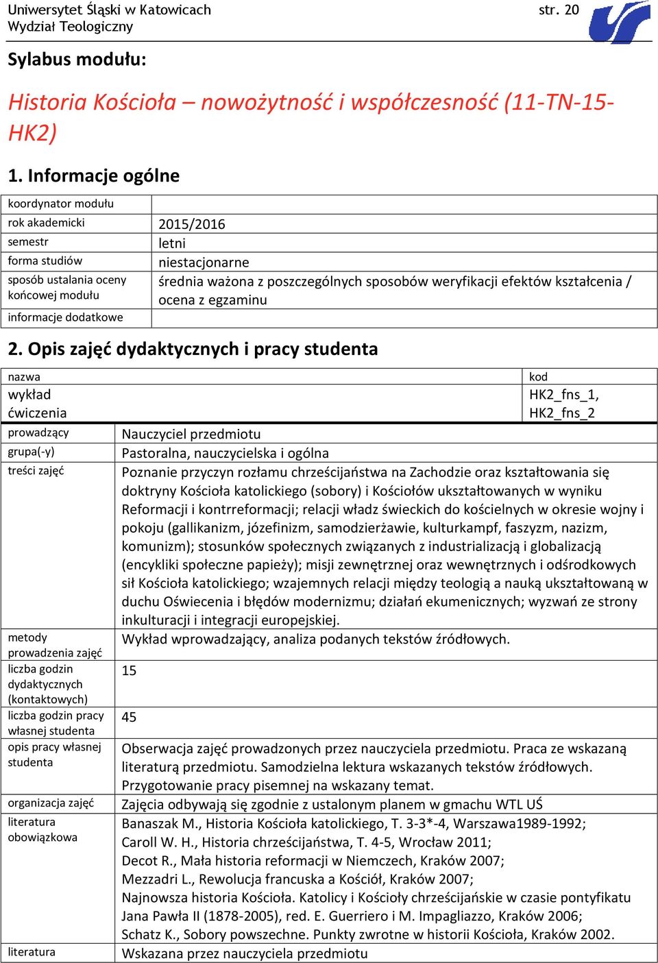 kształcenia / ocena z egzaminu 2.
