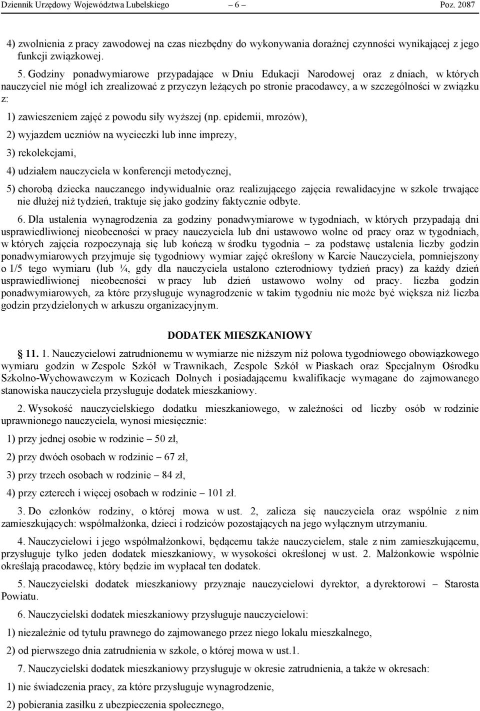 zawieszeniem zajęć z powodu siły wyższej (np.