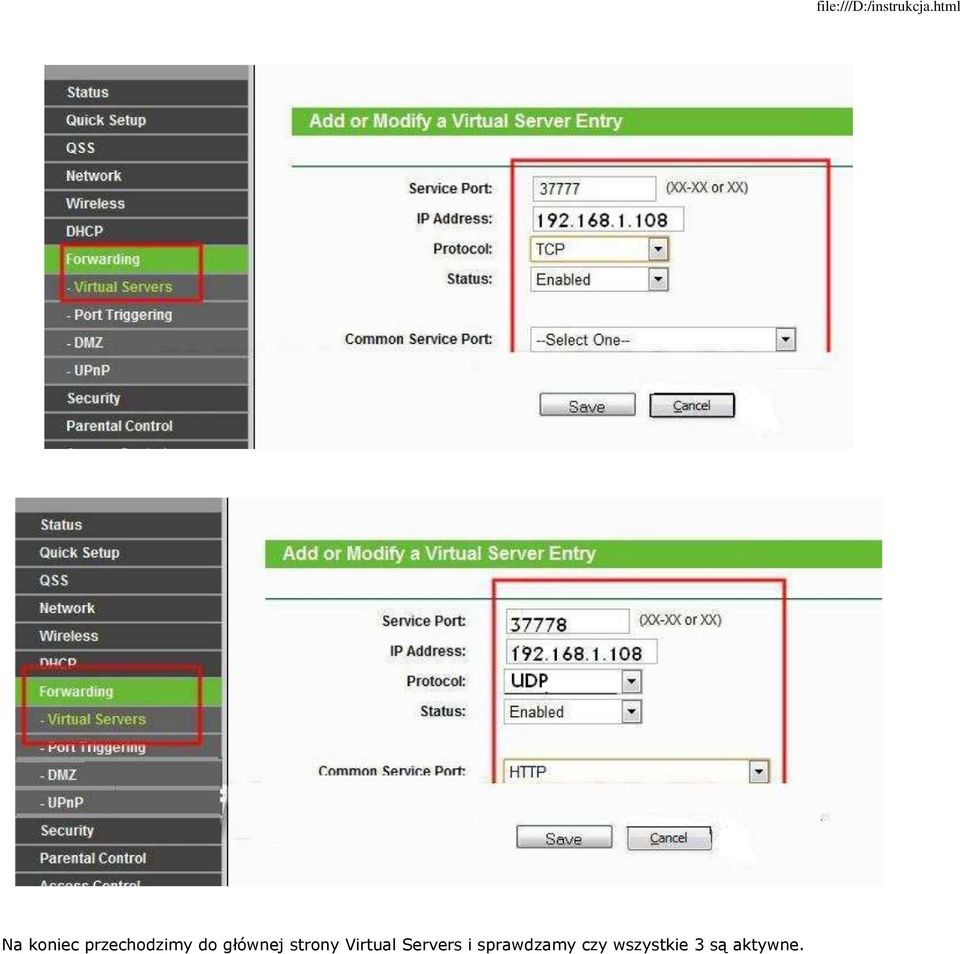 Virtual Servers i