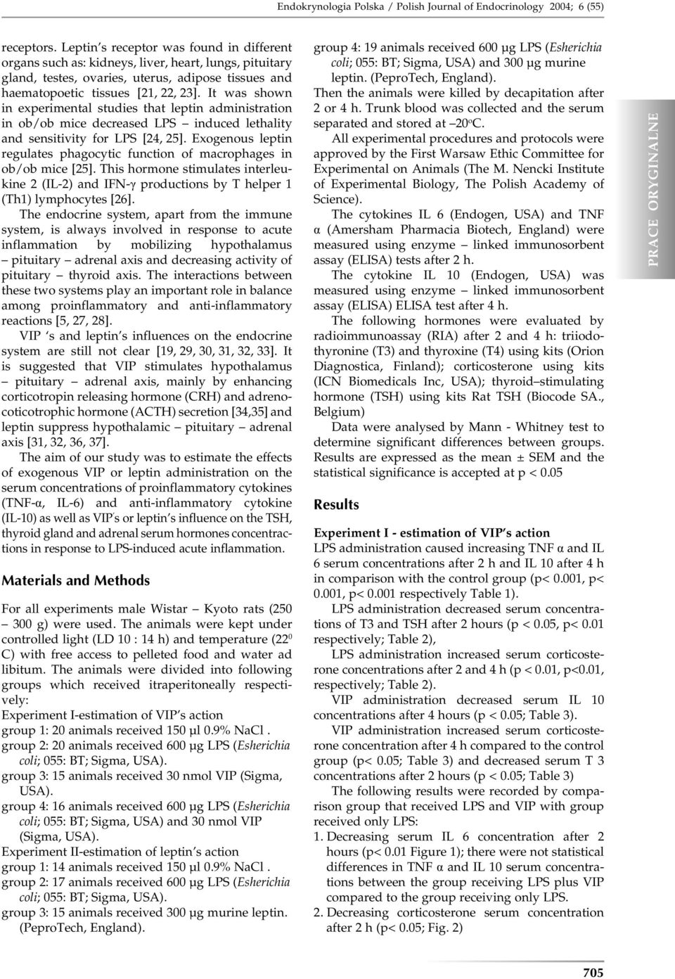 It was shown in experimental studies that leptin administration in ob/ob mice decreased LPS induced lethality and sensitivity for LPS [24, 25].